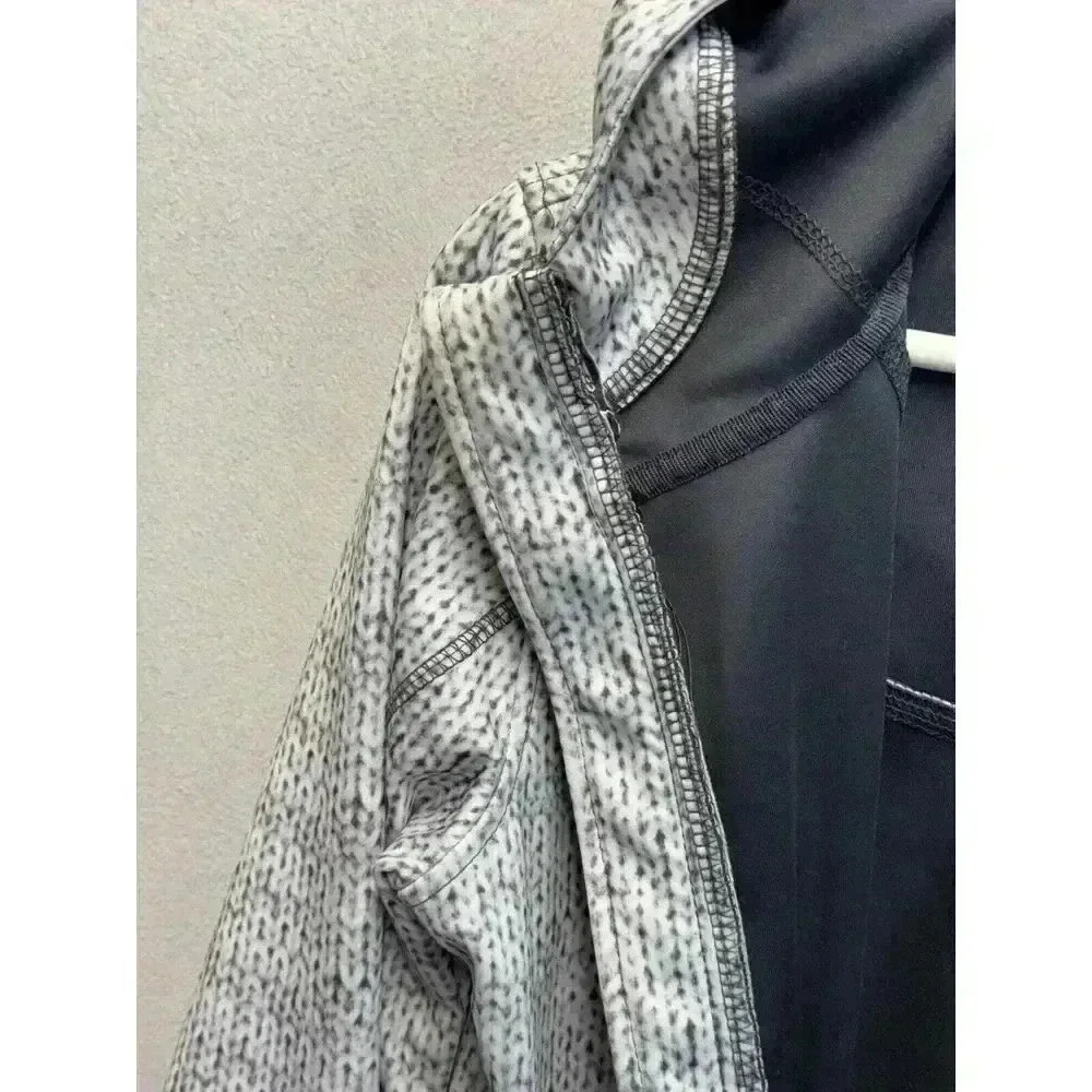 Mondetta Women's S Jacket Gray Black Long‎ Sleeves Full Zip Hooded Athleisure
